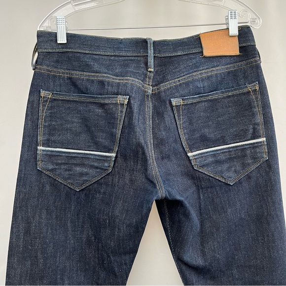 Men's True Religion Limited Edition Selvedge Size 32 Jeans Made In USA Raw Dark - Picture 4 of 10